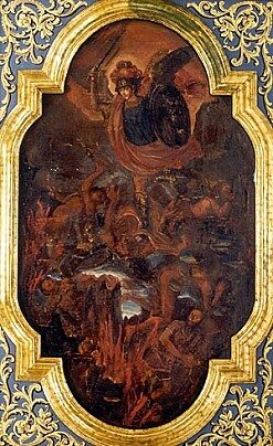 San Michele vittorioso sugli angeli ribelli